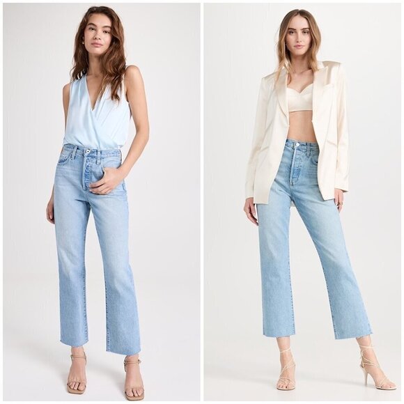 💕FAVORITE DAUGHTER💕 Otto High Rise Boyfriend Ankle Jeans Telluride Blue 27 NWT - Picture 6 of 16